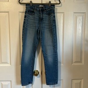 loft size 00 skinny crop Jean